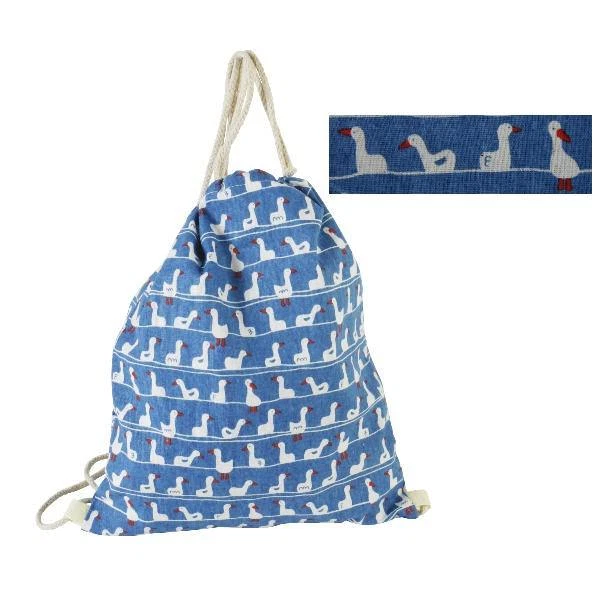 MICHEL TOYS Sportbeutel Sporttasche Gänse 37 cm Turnbeutel Stoffbeutel Rucksack NEU