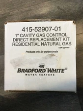 Bradford White 1" Cavity Gas Control Direct Replacement Natural Gas 415-52907-01