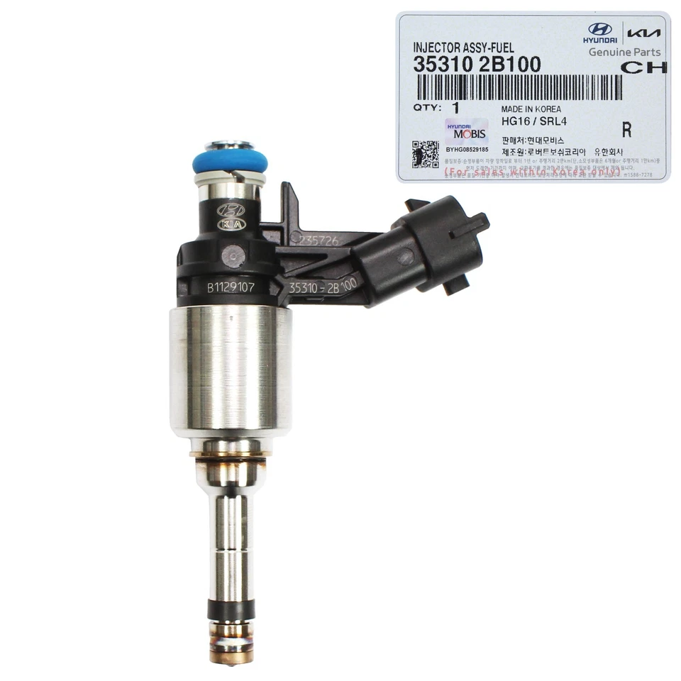 ✅GENUINE✅ Fuel Injector Fits 14-16 Kia Forte Koup Forte5 1.6L TURBO 353102B100 Foto 3 de 4