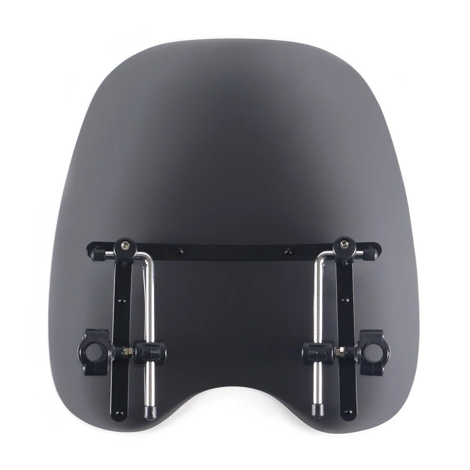 Smoke Windshield Windscreen For Harley Dyna Softail Street Fat Boy Sportster1200 Foto 2 de 4