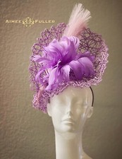 Lavender Hat Kentucky Derby Fascinator Purple Royal Ascot Melbourne Cup Breeders