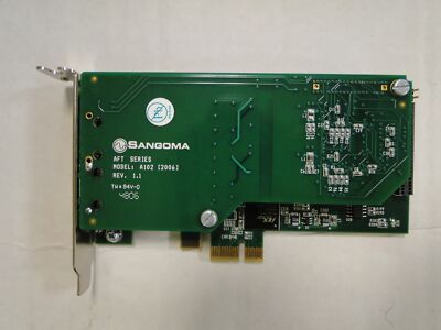 Sangoma A102DE HS (2 Port T1E1J1 PCIe With Echo Cancellation) HS Bracket