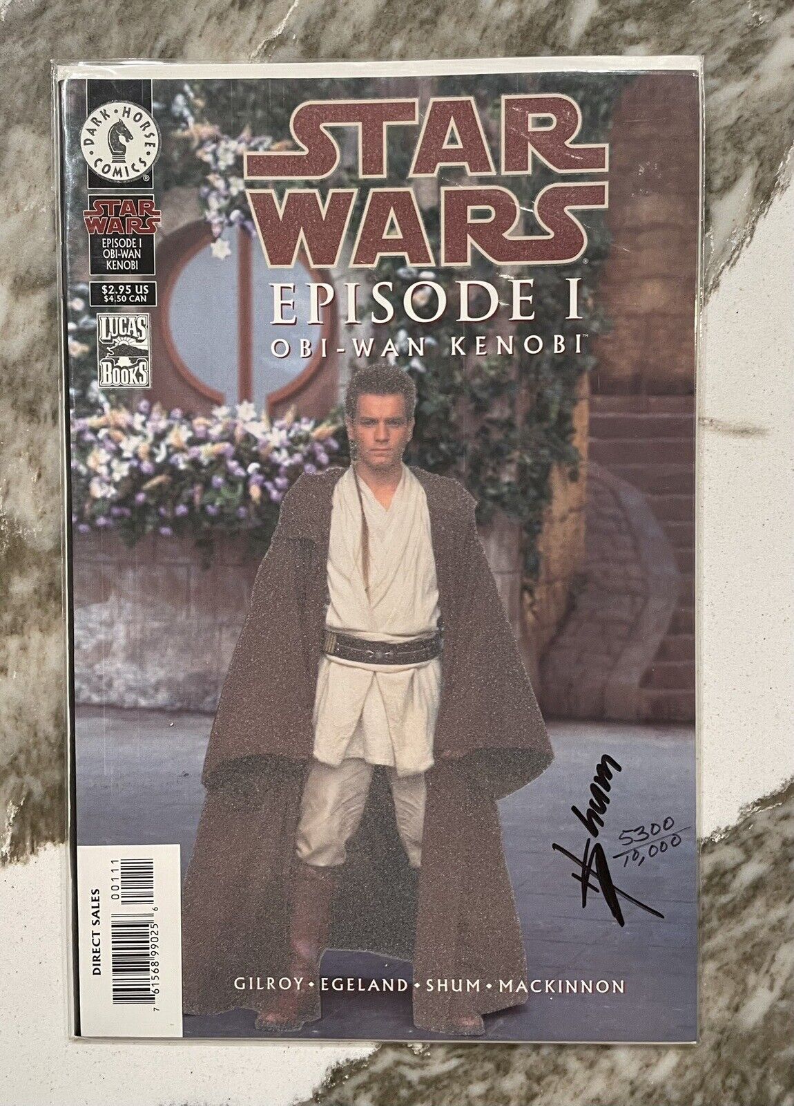 Star Wars Episode 1 Obi-Wan Kenobi #1 Signed Dynamic Force Howarn M Shum Limited