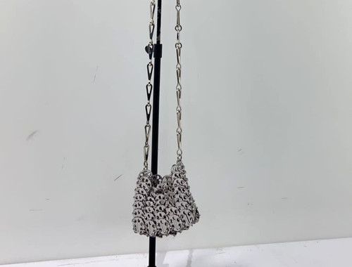 Paco Rabanne Mini Shoulder Bags Silver