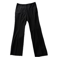 Brooks Brothers Women's Explorer Pant Size 12 Wool Blend Straight Black