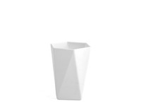 H&H Badbecher Aus Kunststoff Weiß, Sechseck Form, 11 Cm