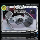 Darth Vader's TIE Advanced Vehicle Star Wars Vintage Collection VC with Figure