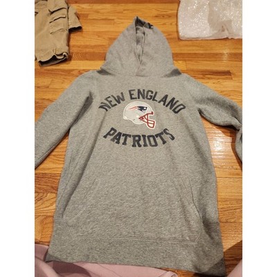Victoria's PINK new England Patriots Hoodie Gray NFL Pullover Womens Small