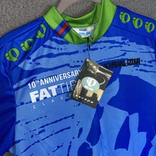 Pearl Izumi Men’s XL Fattire Cycling Jersey 3/4 Zip American Red Cross Pockets