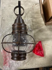 Vaxcel OW21881BBZ Chatham 8-Inch Outdoor Wall Light, Burnished Bronze, See Image