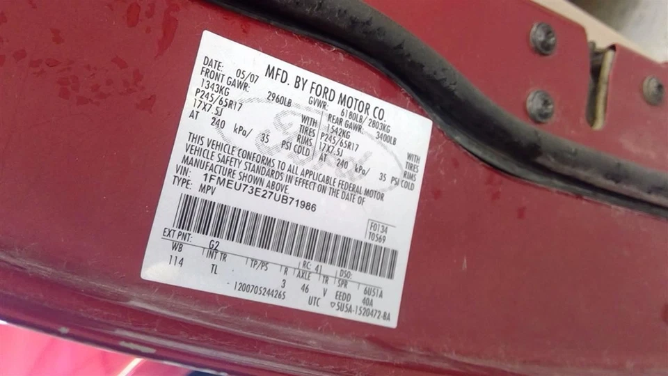 Fuse Box Engine Excluding Sport Trac Fits 02-10 EXPLORER 1693690 Foto 4 de 4