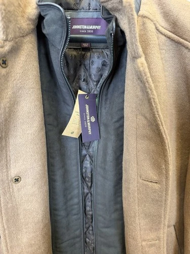 Johnston & Murphy Upton Car Coat – Men’s Medium (Whiskey) – New with Tags image 5