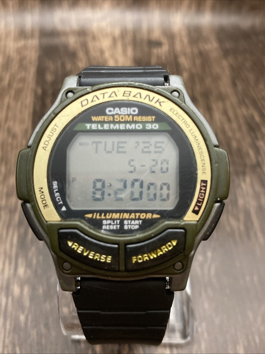 Casio Databank Men's Gray Watch - DB34H for sale online | eBay