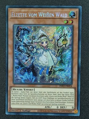  Elzette Vom Weißen Wald INFO-DE014    Yu-Gi-Oh!   Secret Rare   Near Mint