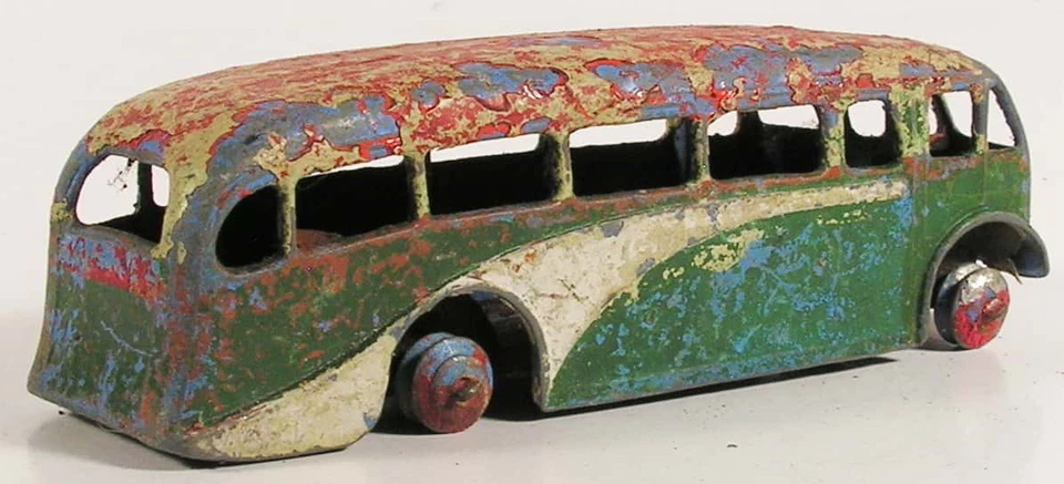 LUXURY COACH BUS 29 281 DINKY TOYS MECCANO VINTAGE ENGLAND HALF CAB AWU - Image 3 of 4