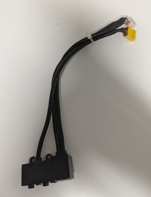 PC Front Panel USB & Audio I/O Module 2x USB 3.5mm Mic Headphone