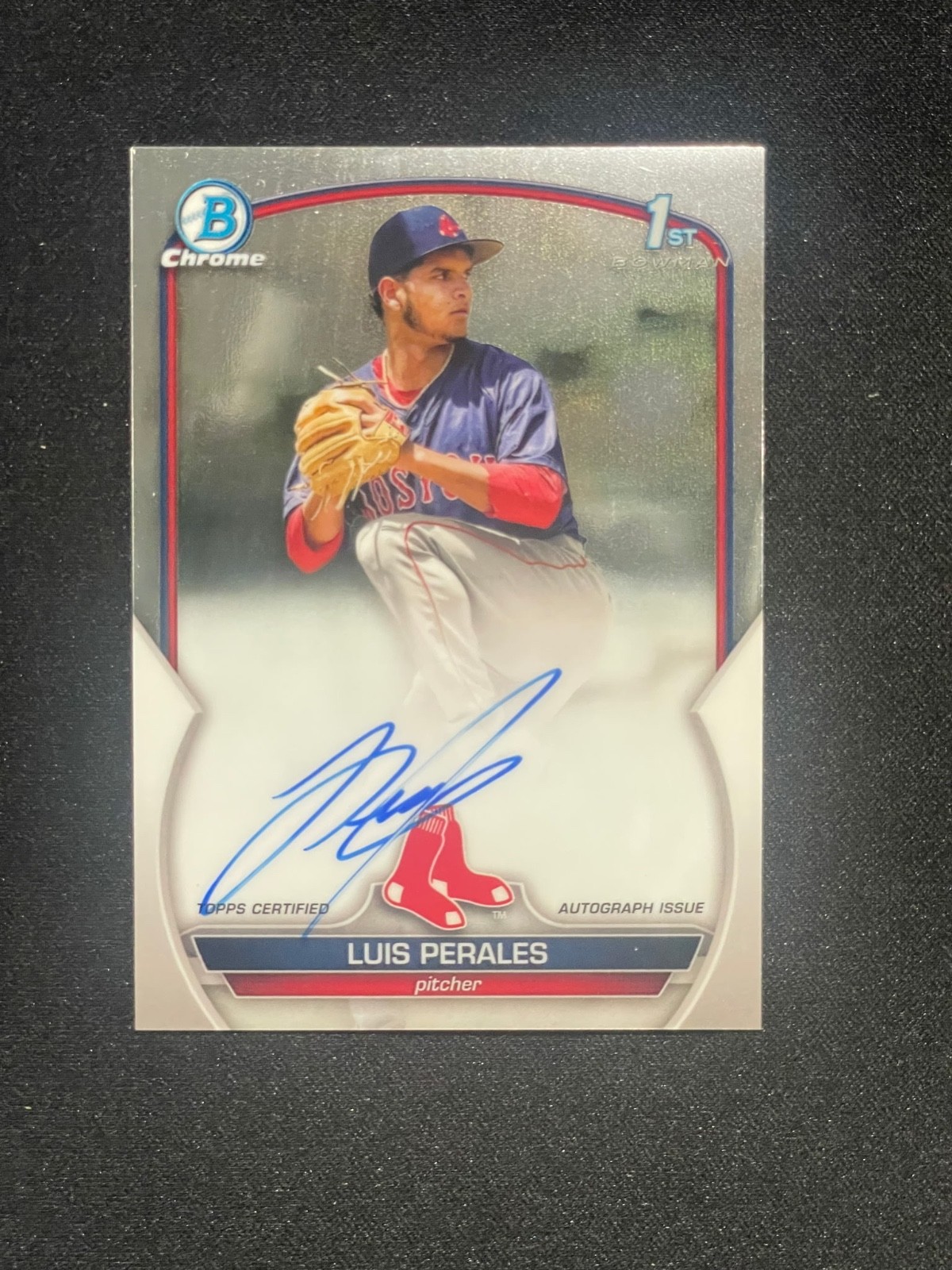 2023 Bowman Chrome Luis Perales Prospect Autographs #CPA-LP Auto