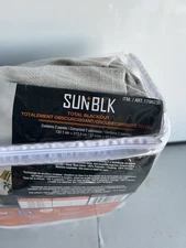 SunBLK Total Blackout Curtain 2 Panels 52'x84' IN Khaki