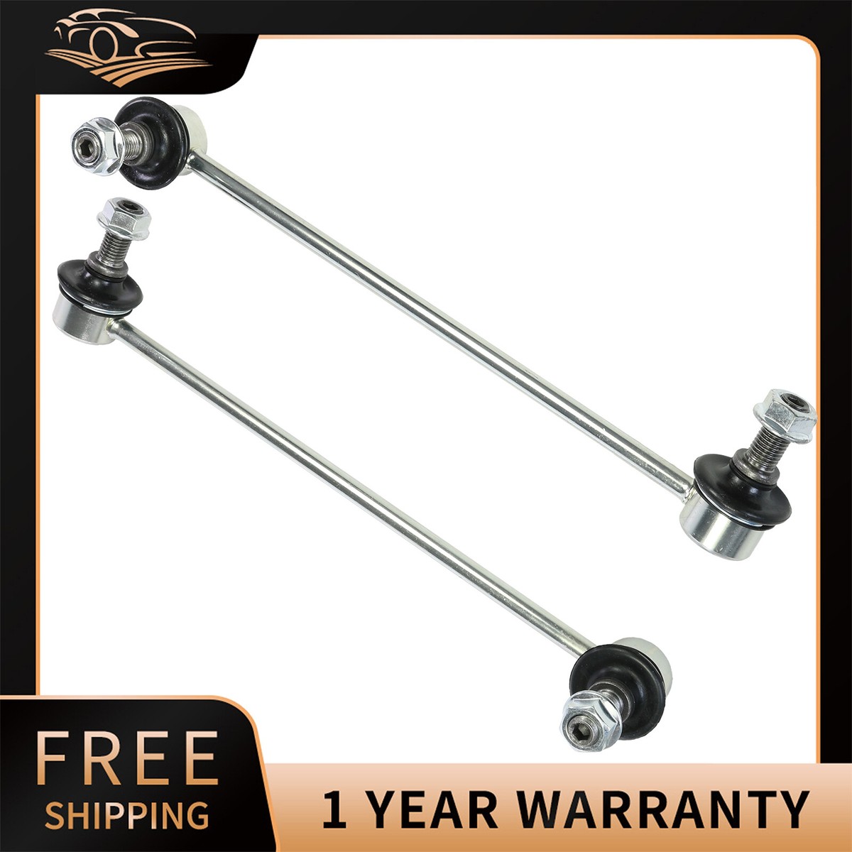 Genuine VEGO Front Sway Bar Link Set For Mercedes Viano & Vito W639 - Pair (2x)