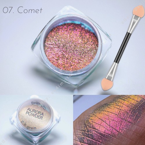 Mermaid Eyeshadow Makeup Loose Powder Iridescent Unicorn Aurora Highlighter - Picture 15 of 16
