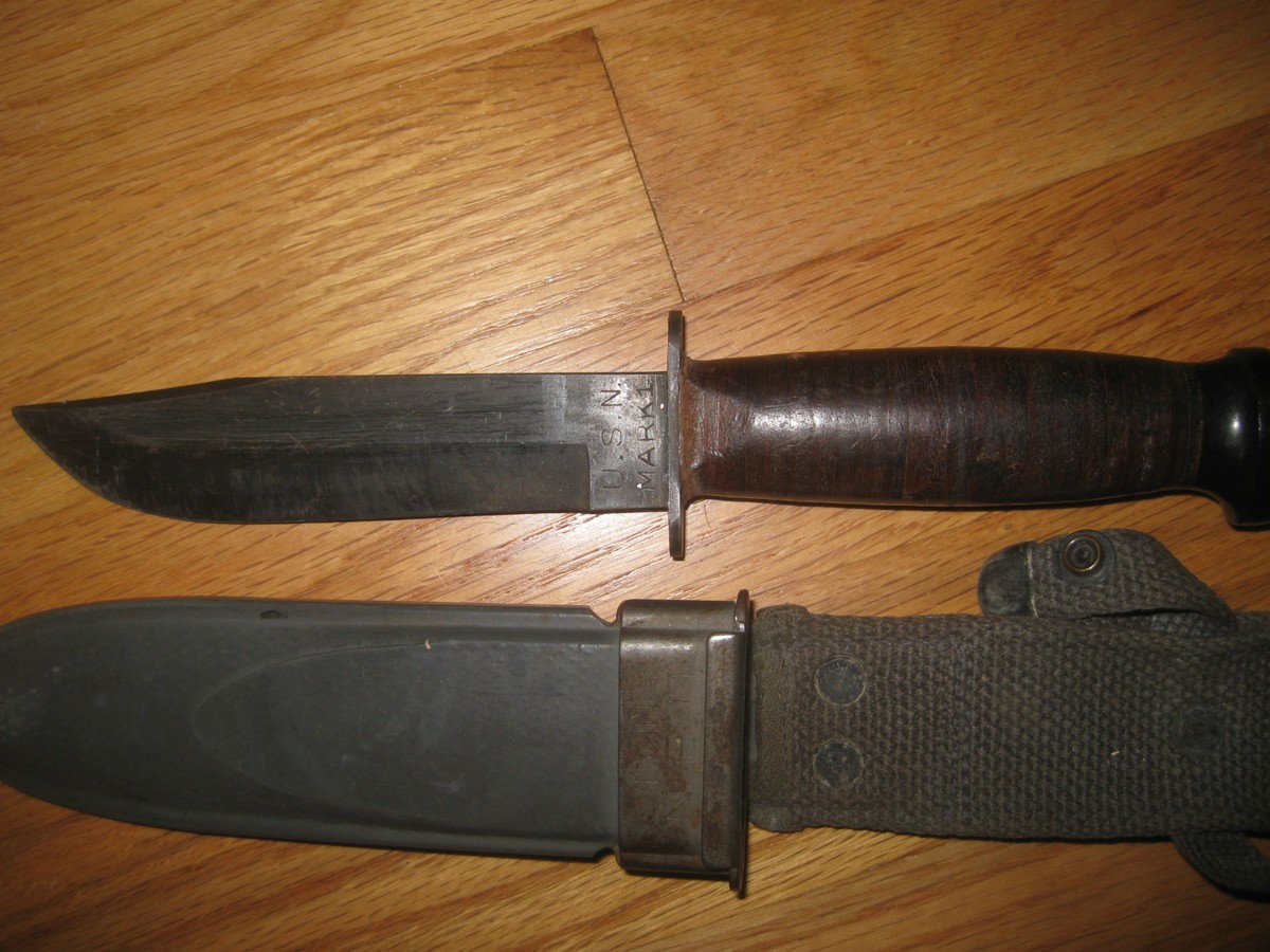 Vintage USN MARK-1 Knife Made By Camillus NY | eBay