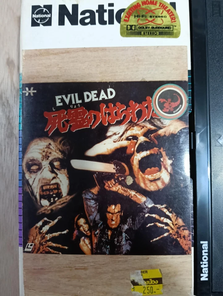 VHS Evil dead  (VHS 1998)  RARE  Horror Cult Classic – Vintage National Tape Foto 3 de 4