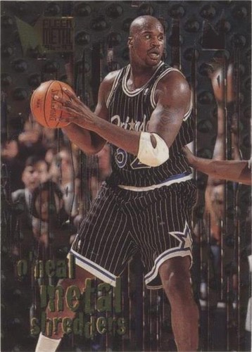 1996-97 Shaquille O'Neal Fleer Metal Basketball Card #183 Graded