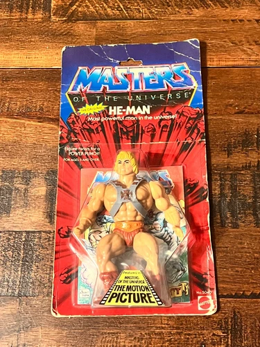 Vintage Masters Of The Universe The Original He-Man MOC 1983 - sealed on card