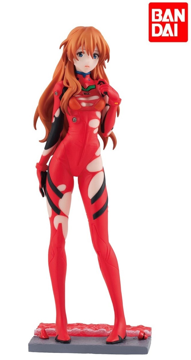 EVANGELION 100.0 EVA ノベルティ アスカ・ラングレー レア Bandai Evangelion EVA Gasha Portraits PREMIUM Mini Figure