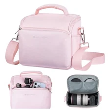 Camera Sling Bag Small Crossbody Camera Case DSLR/SLR/Cute Compact Shoulder P...