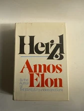 Amos Elon - Herzl Hardcover First Edition 1975 Dustjacket 