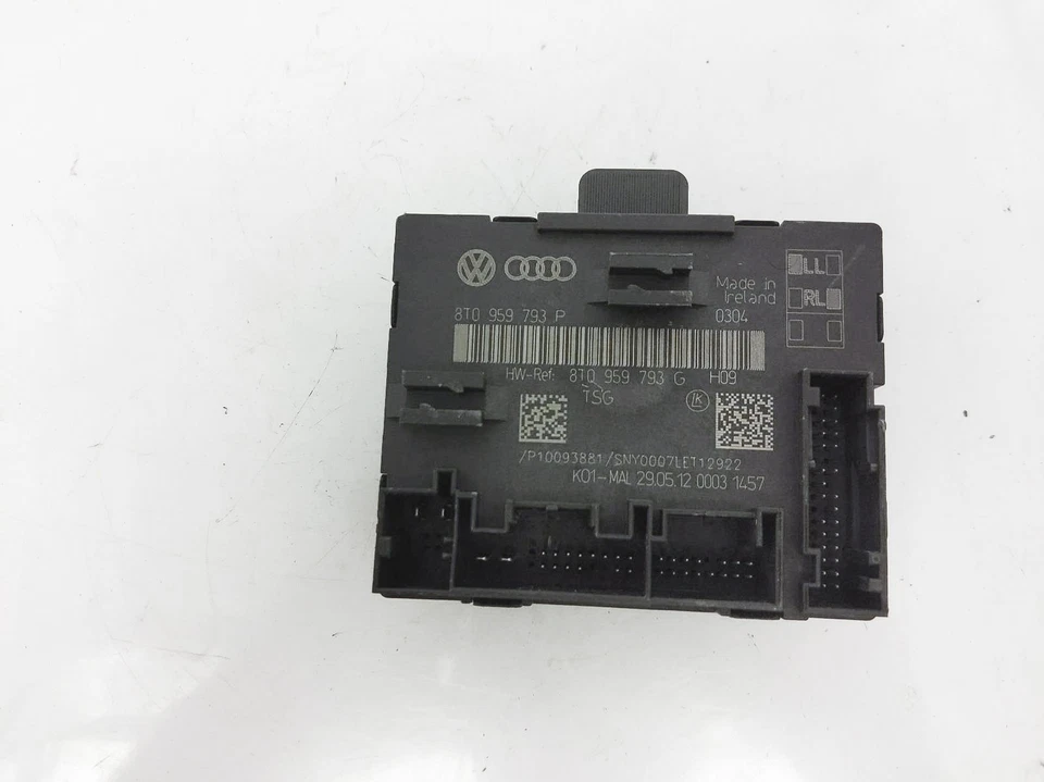 Módulo de control de puerta del conductor convertible Audi A5 2013 2014 8T0-959-793-P Foto 4 de 4