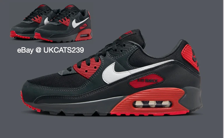 Nike air max 2025 90 rouge et noir