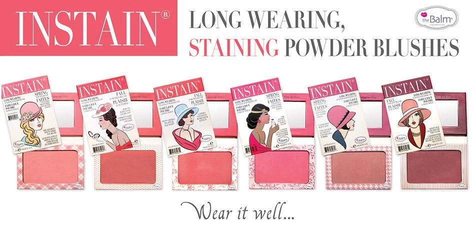 theBalm Cosmetics Instain Blusher. Choose Shade. AUTHENTIC. Long Lasting Blush