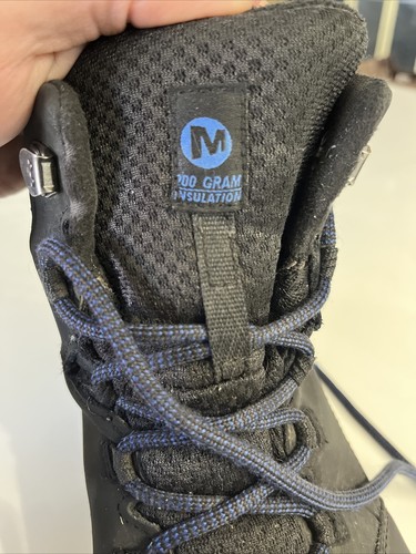 STIVALI DA TREKKING MERRELL TERMO FRACTAL MID IMPERMEABILI DA UOMO 11,5 neri usati (j90391) - Foto 12 di 14