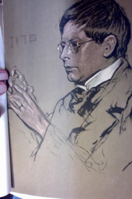 1901 orig. Litho. Sir George James Frampton Porträt John Henry Frederick Bacon