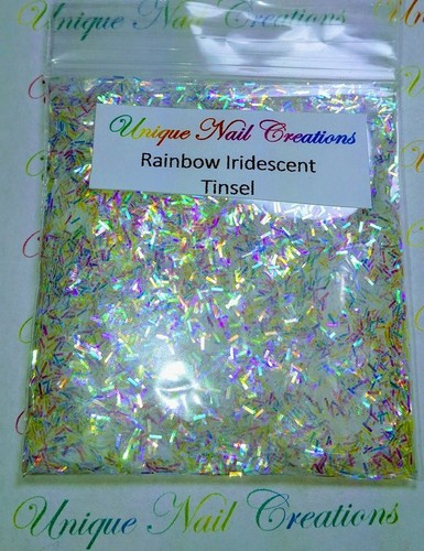 TINSEL~NEW COLORS ADDED~U CHOOSE~Nail•Acrylic•Gel•Body Art•Face•Festival•Crafts - Picture 45 of 47