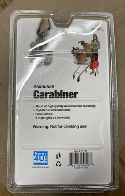 Jumbo Aluminum Carabiner 6
