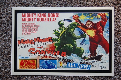 Godzilla vs. King Kong Lobby Card Movie Poster