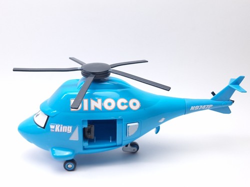 Disney Pixar Cars Le Roi Dinoco Hélicoptère Grand avec Son TESTÉ *LIRE* - Photo 6 sur 14