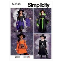 Simplicity 9348 Kinder- Und MäDchenkostüMe Schnittmuster GrößEn 3 - 6 Und 7 - 14