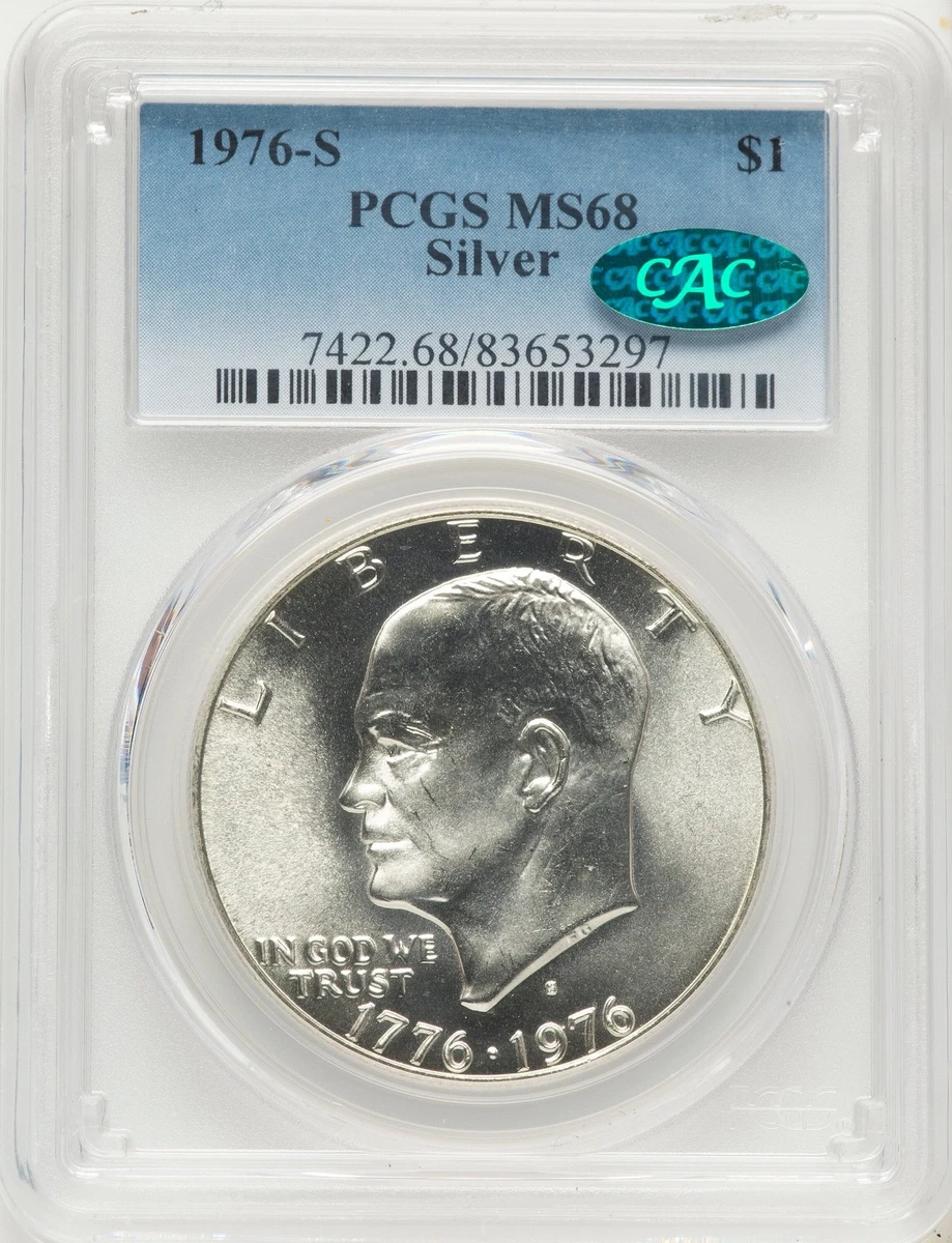 MS 68 Graded 1976 Eisenhower Dollars (1971-1978) for sale | eBay