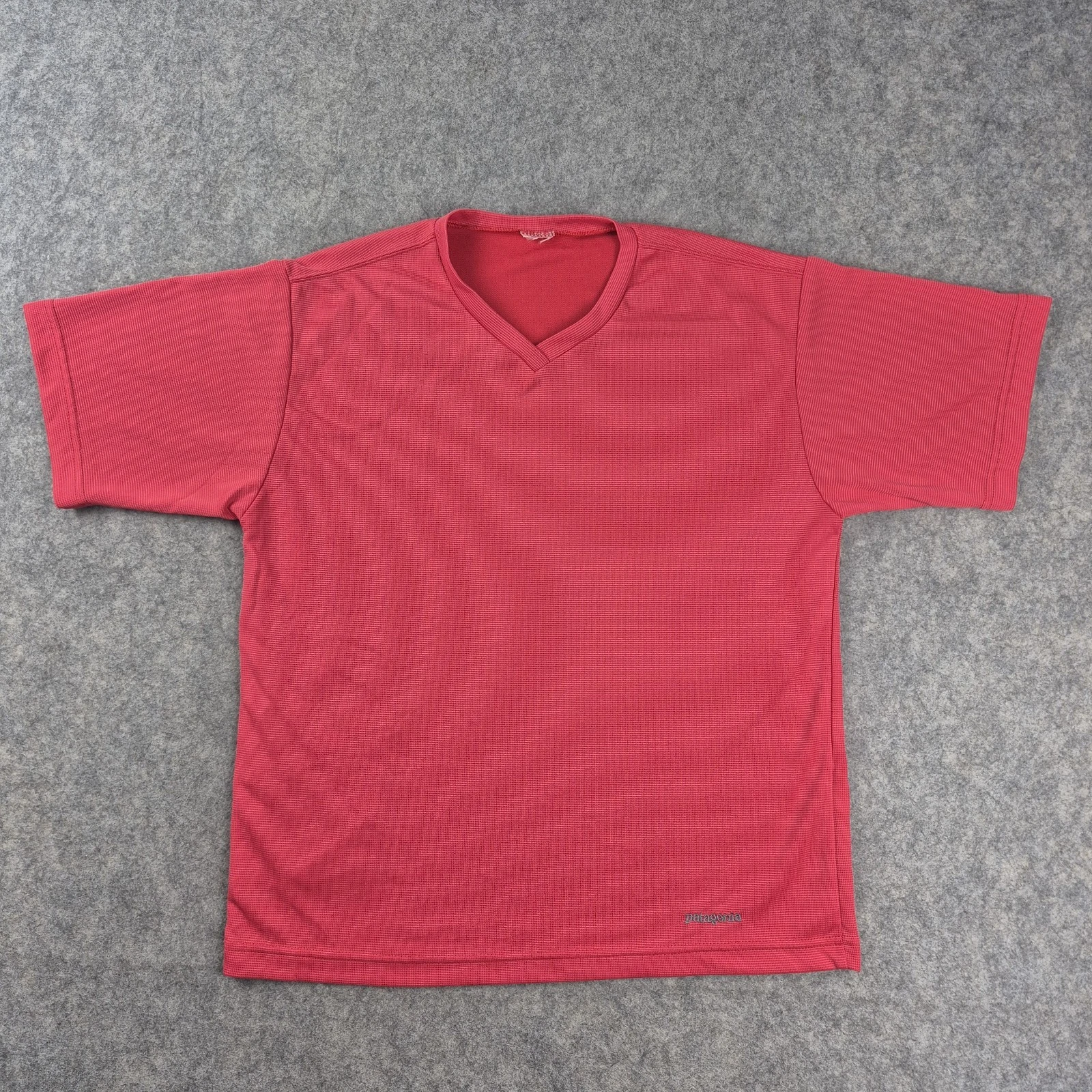 Vintage Patagonia Shirt Men Medium Red Lightweight Base Layer Made USA 90s Y2K