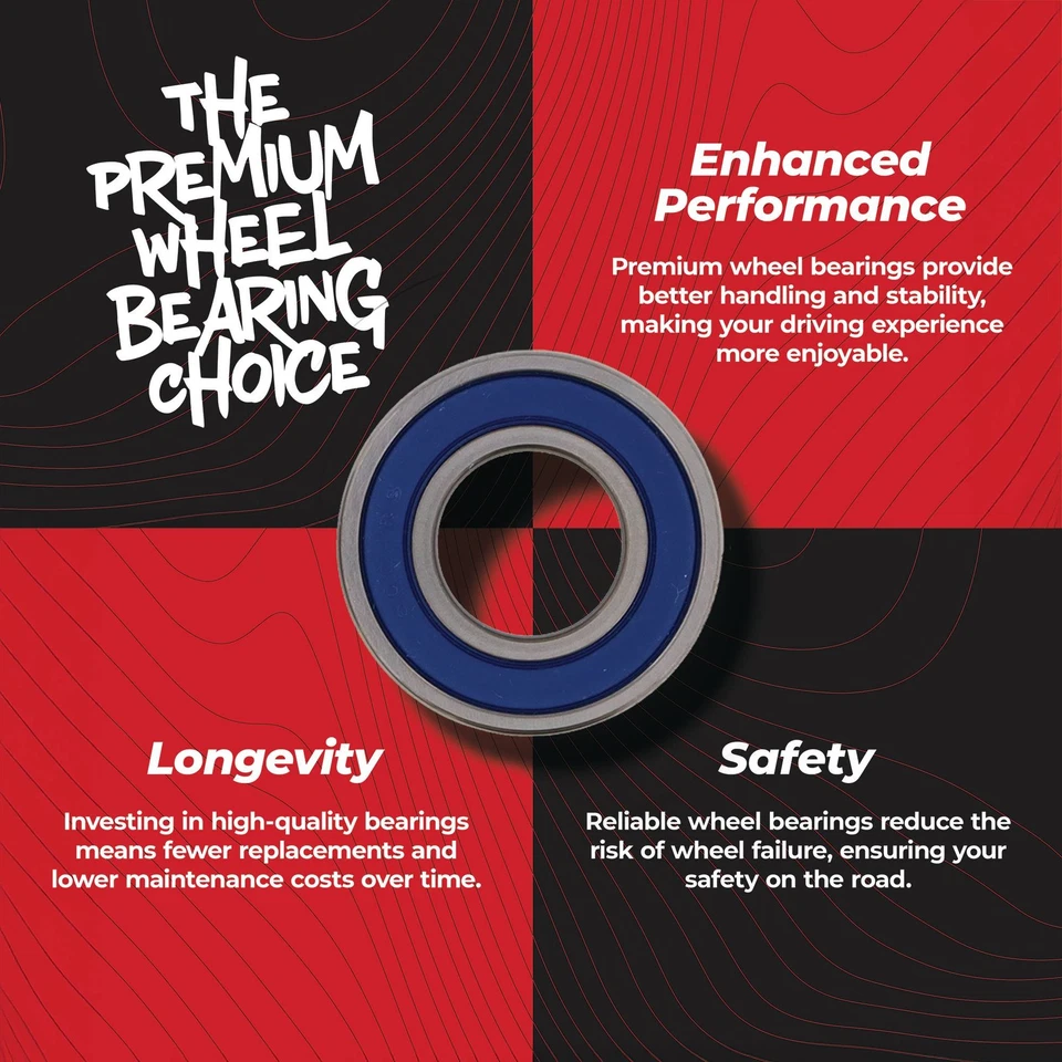 All Balls Front Wheel Bearing Seal Kit for Honda GL1500S 90-91 GL1500SE 90-00 Foto 4 de 4