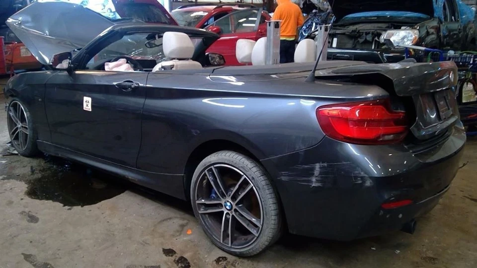 Driver Side View Mirror Power With High Gloss Base Fits 17-21 BMW 230i 6281749 - Image 3 of 4