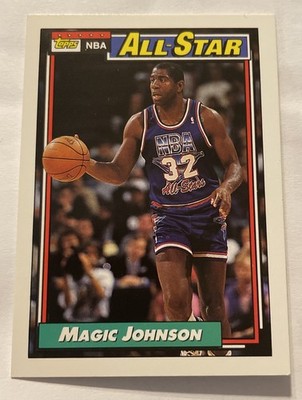 1992-93 Topps #126 Magic Johnson All-Star Hall Of Fame Los Angeles Lakers