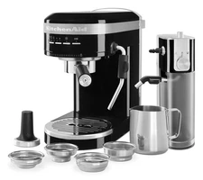 KitchenAid Metal Semi-Automatic Espresso Machine with Free Automatic Milk