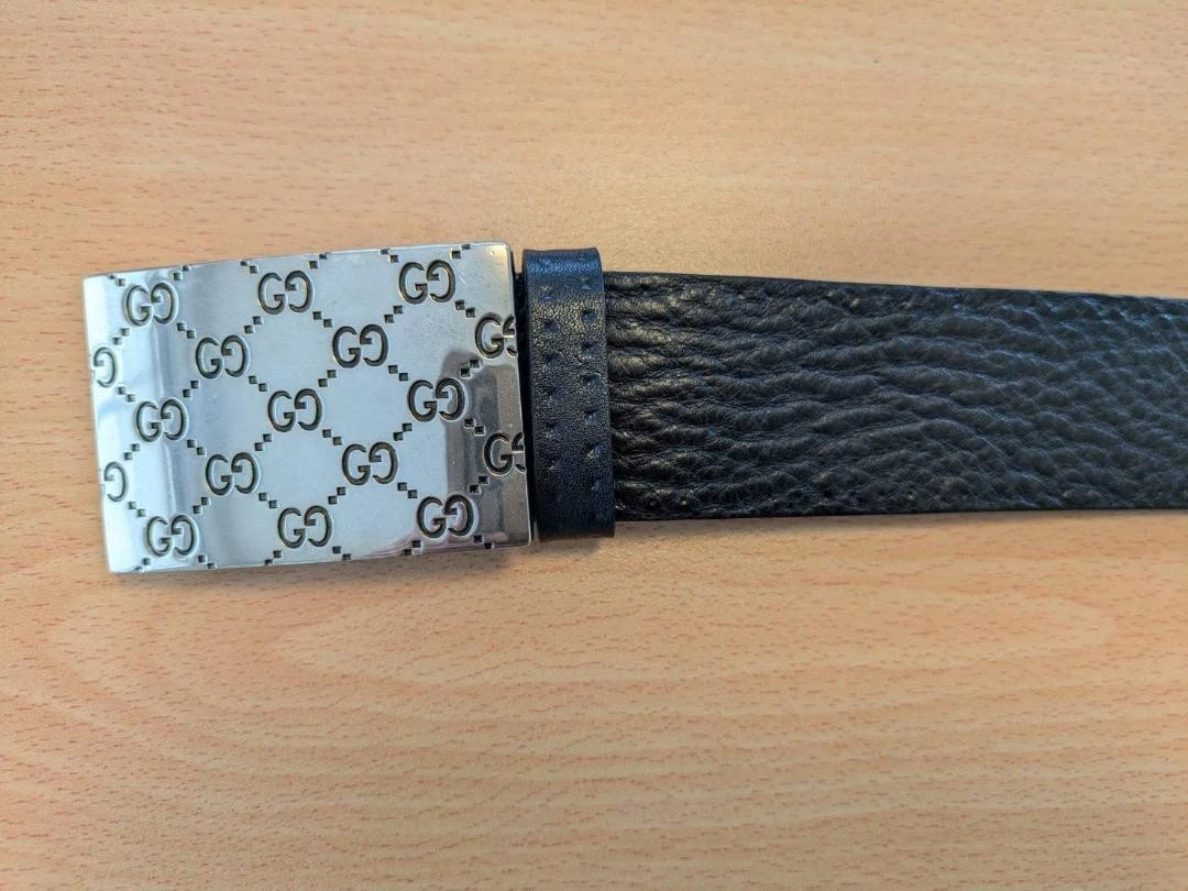 Ceinture homme GUCCI 245906 Gg Shima Plate