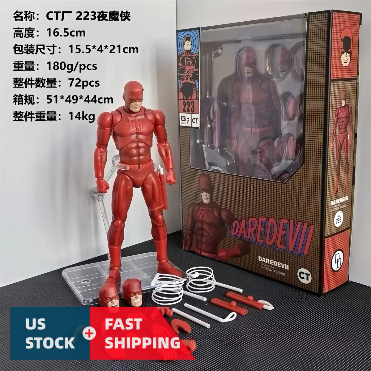 Preços baixos em Daredevil figuras de ação de ação em PVC | eBay
