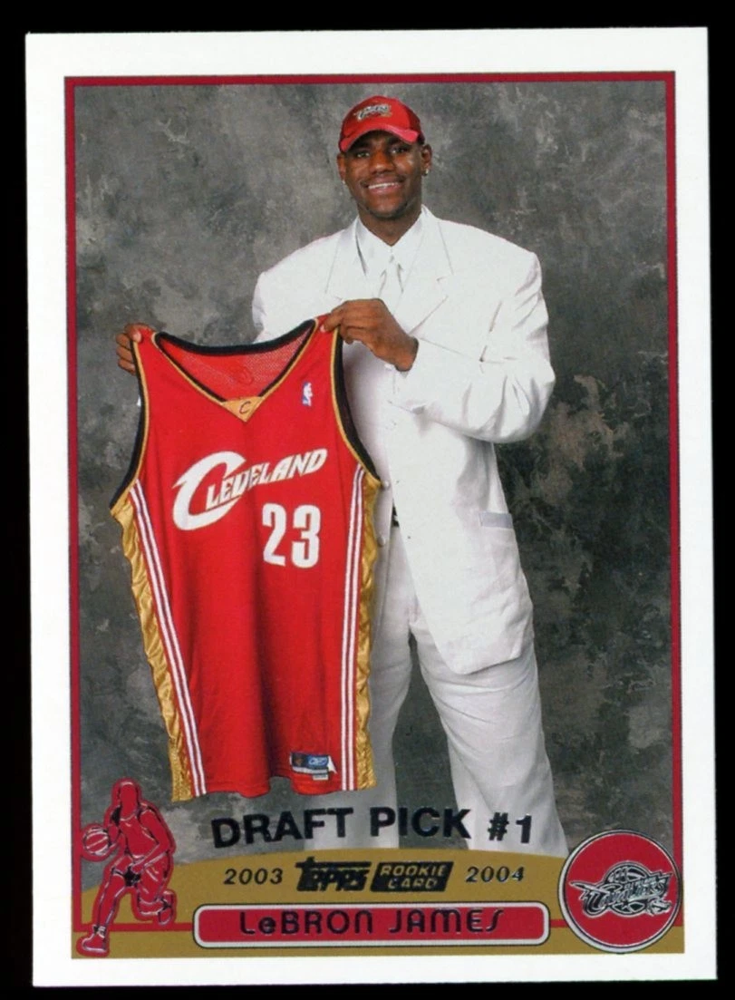 Topps LeBron James Basketball Rookie ungraded Sports Trading Cards